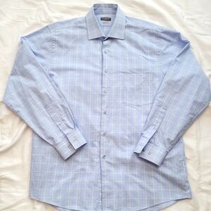 Van Heusen Flex Long Sleeve Button Down Dress Shirt - 16.5 neck, 34/35 Sleeve